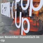 Limited Edition: November-Stammtisch im Bergson Pop-Up